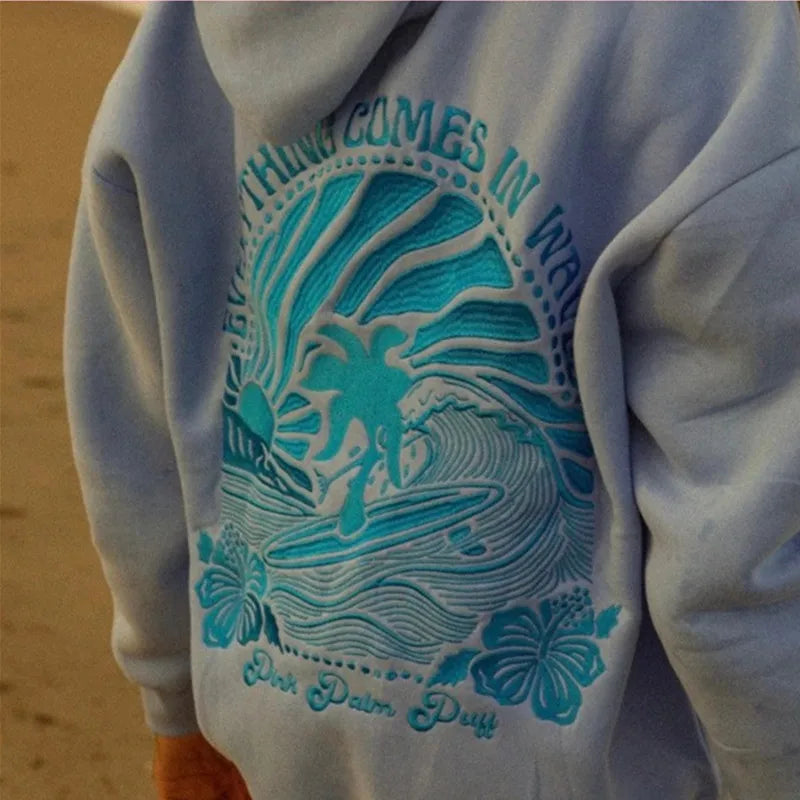 Sunset Waves Hoodie🌊 (Buy one GET one FREE ONLY)