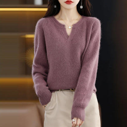 Luxe Mink Cashmere Sweater