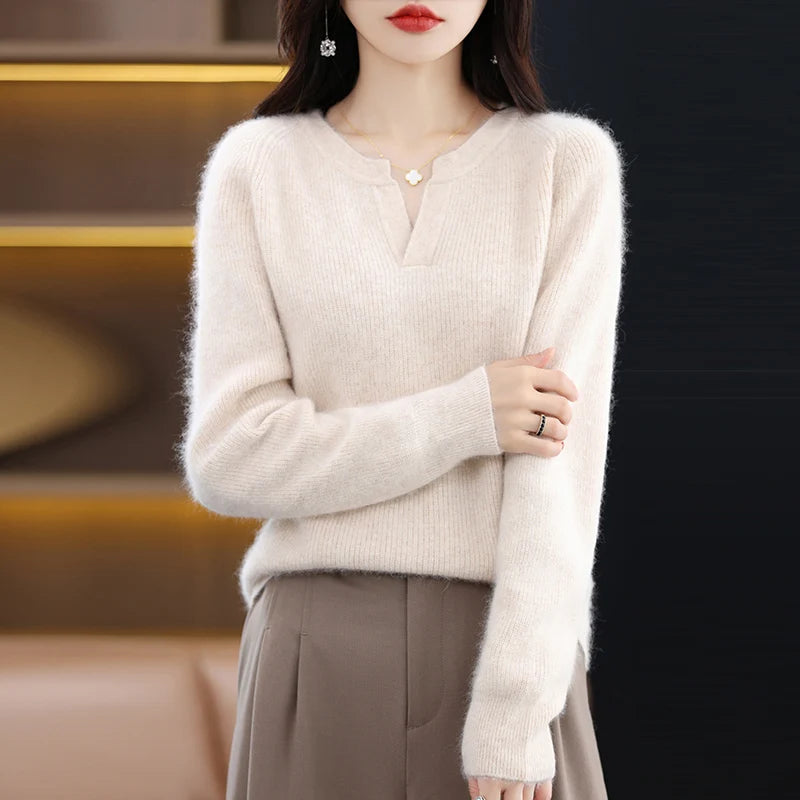 Luxe Mink Cashmere Sweater