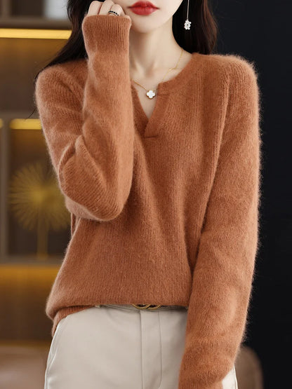 Luxe Mink Cashmere Sweater