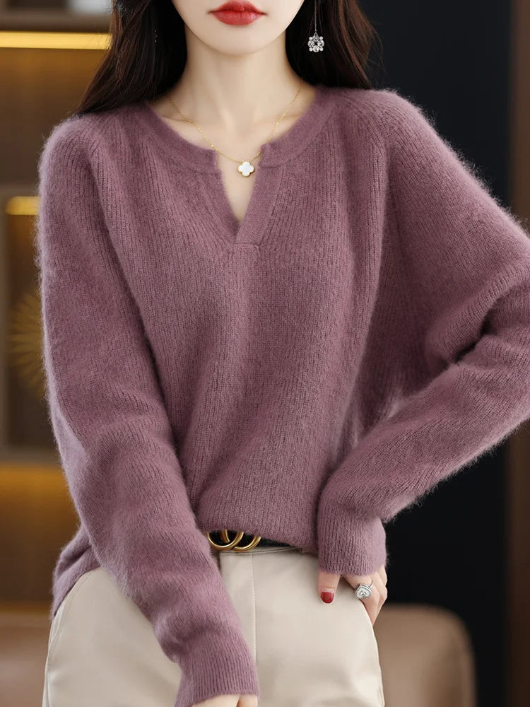 Luxe Mink Cashmere Sweater