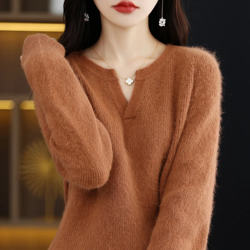 Luxe Mink Cashmere Sweater