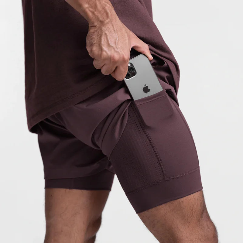 EchelonMilieu™ Elite 2-in-1 Performance Shorts