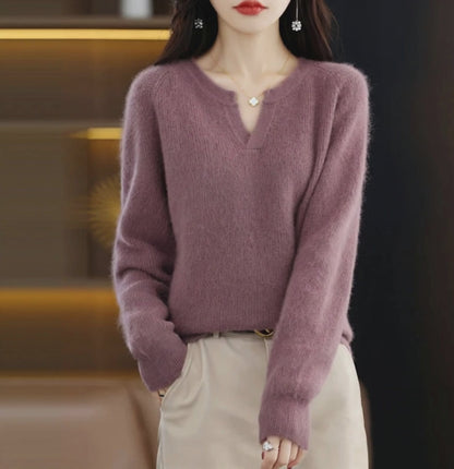 Luxe Mink Cashmere Sweater